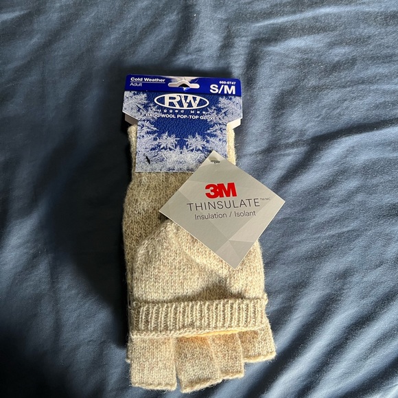 **BRAND NEW** Rugged Wear wool pop-top gloves - Picture 1 of 3
